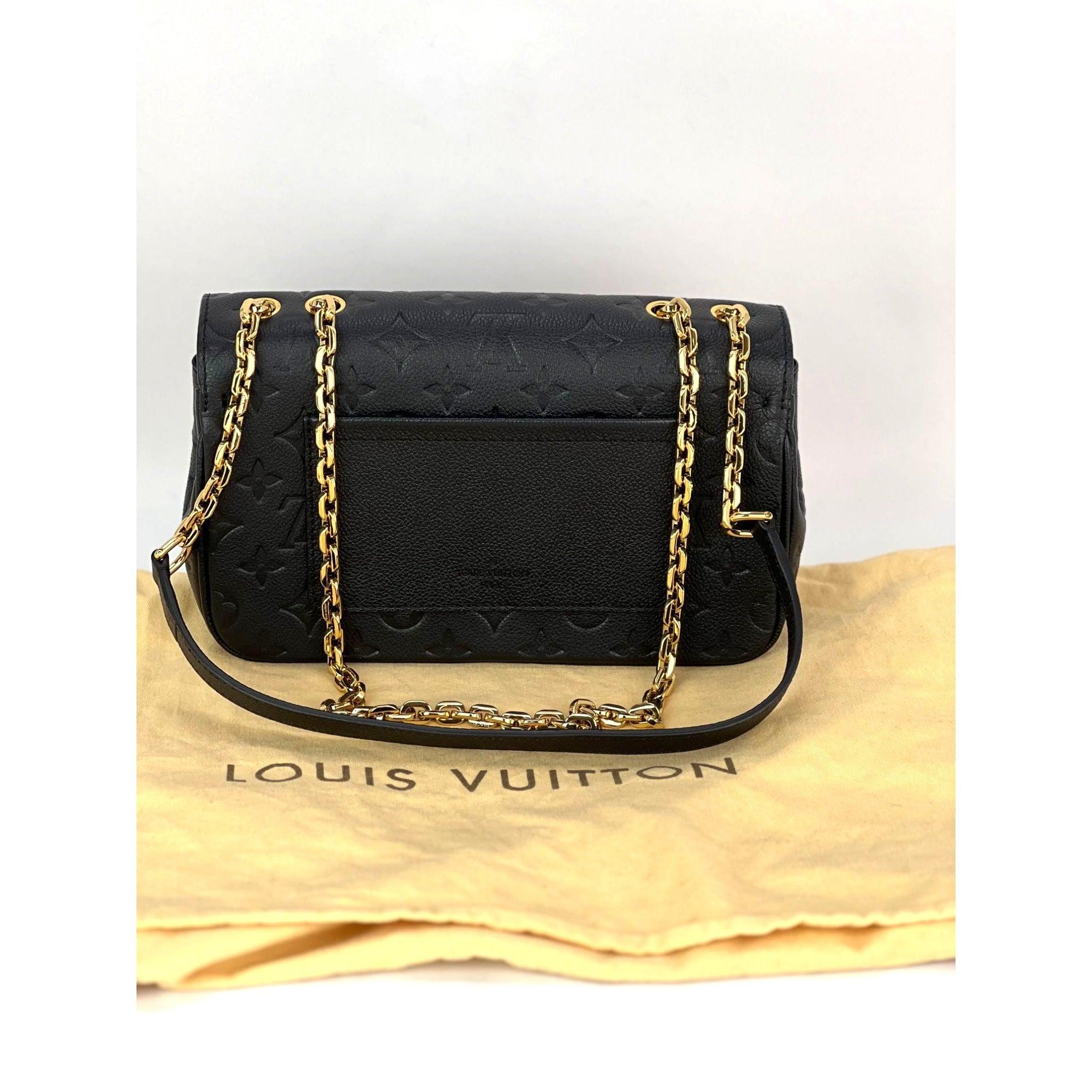 Louis Vuitton Marceau NM Black Empriente Leather Shoulder Bag For Sale 6