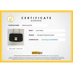 Louis Vuitton Marceau NM Black Empriente Leather Shoulder Bag