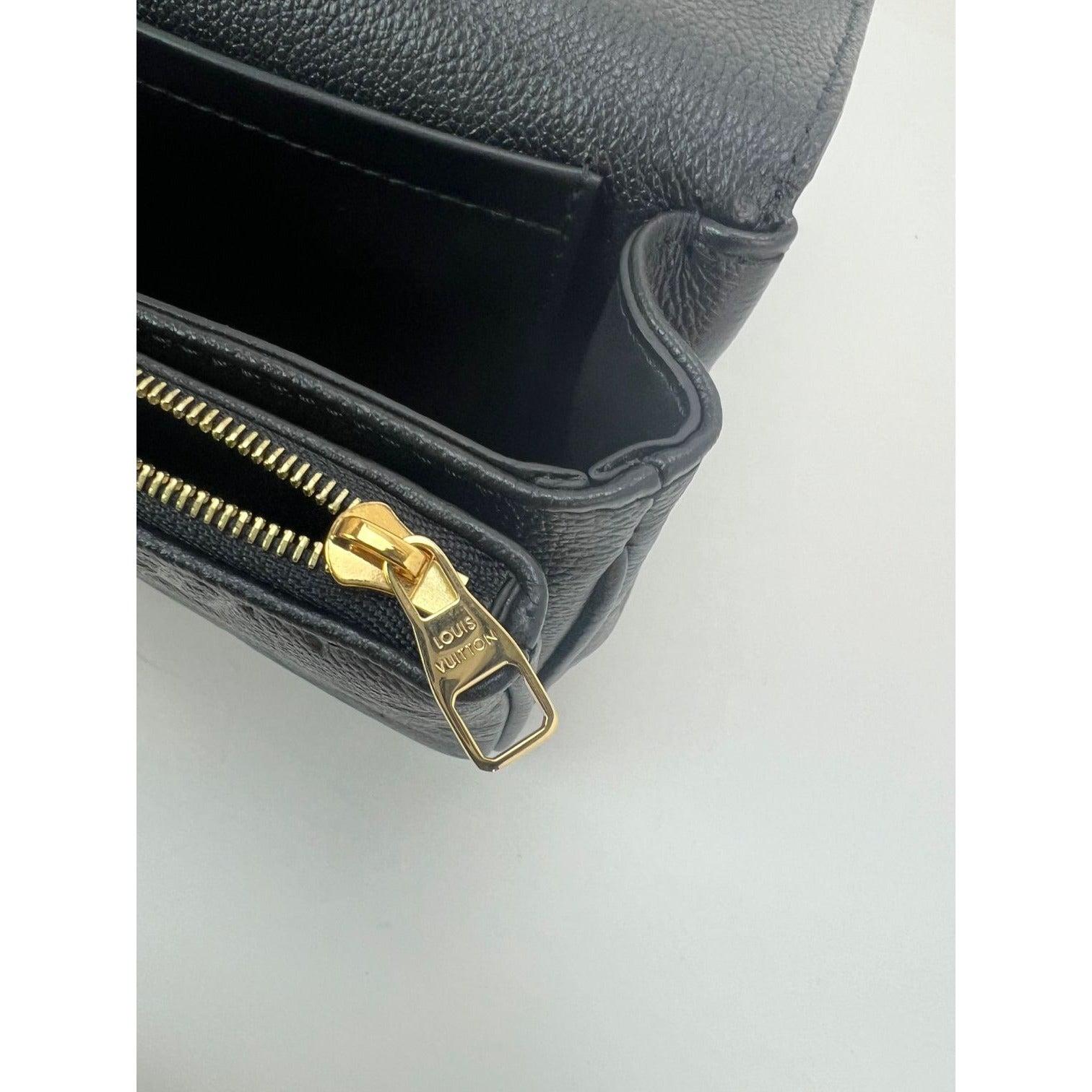 Louis Vuitton Marceau NM Black Empriente Leather Shoulder Bag For Sale 1