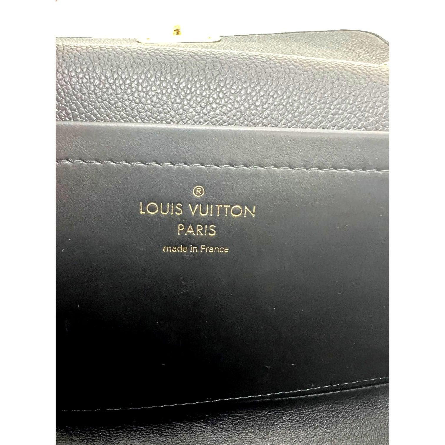 Louis Vuitton Marceau NM Black Empriente Leather Shoulder Bag For Sale 4