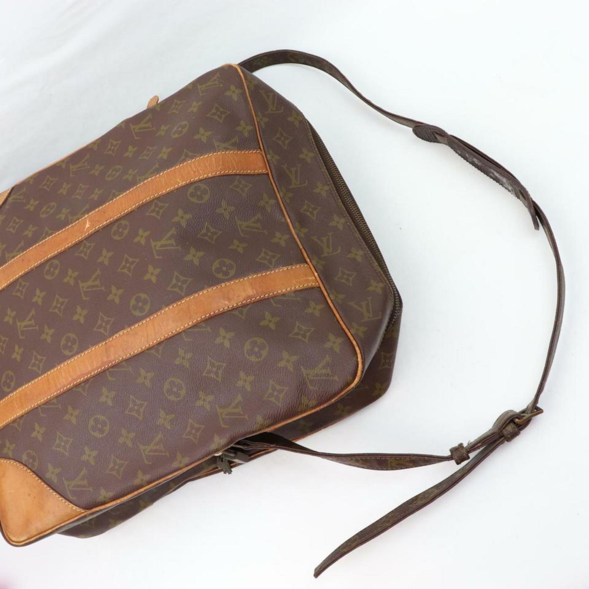 Women's Louis Vuitton Marceau Ultra Rare No. Potomac 870132 Brown Canvas  Shoulder Bag For Sale