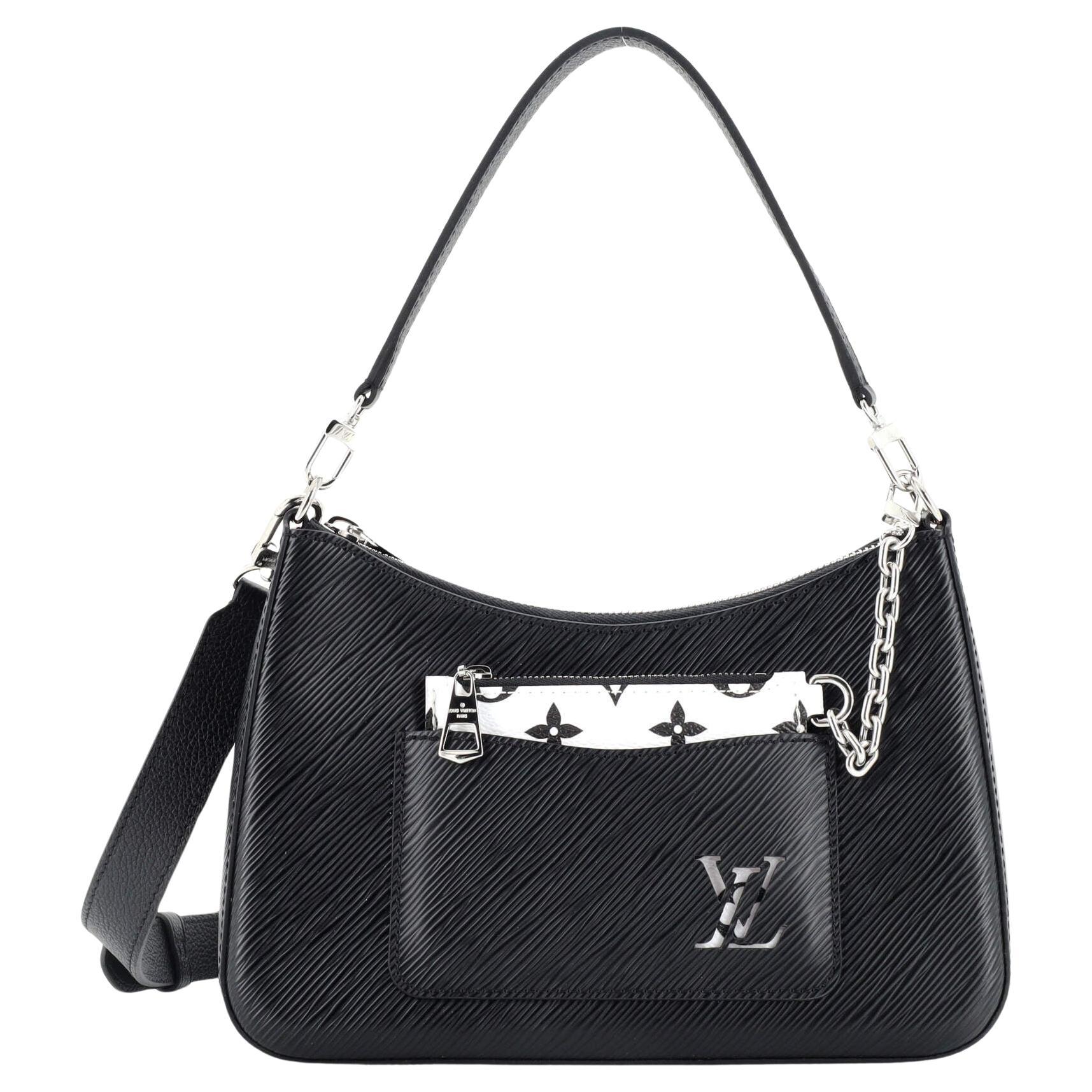 Louis Vuitton Epi Marelle Pochette w/ Pouch - Black Shoulder Bags