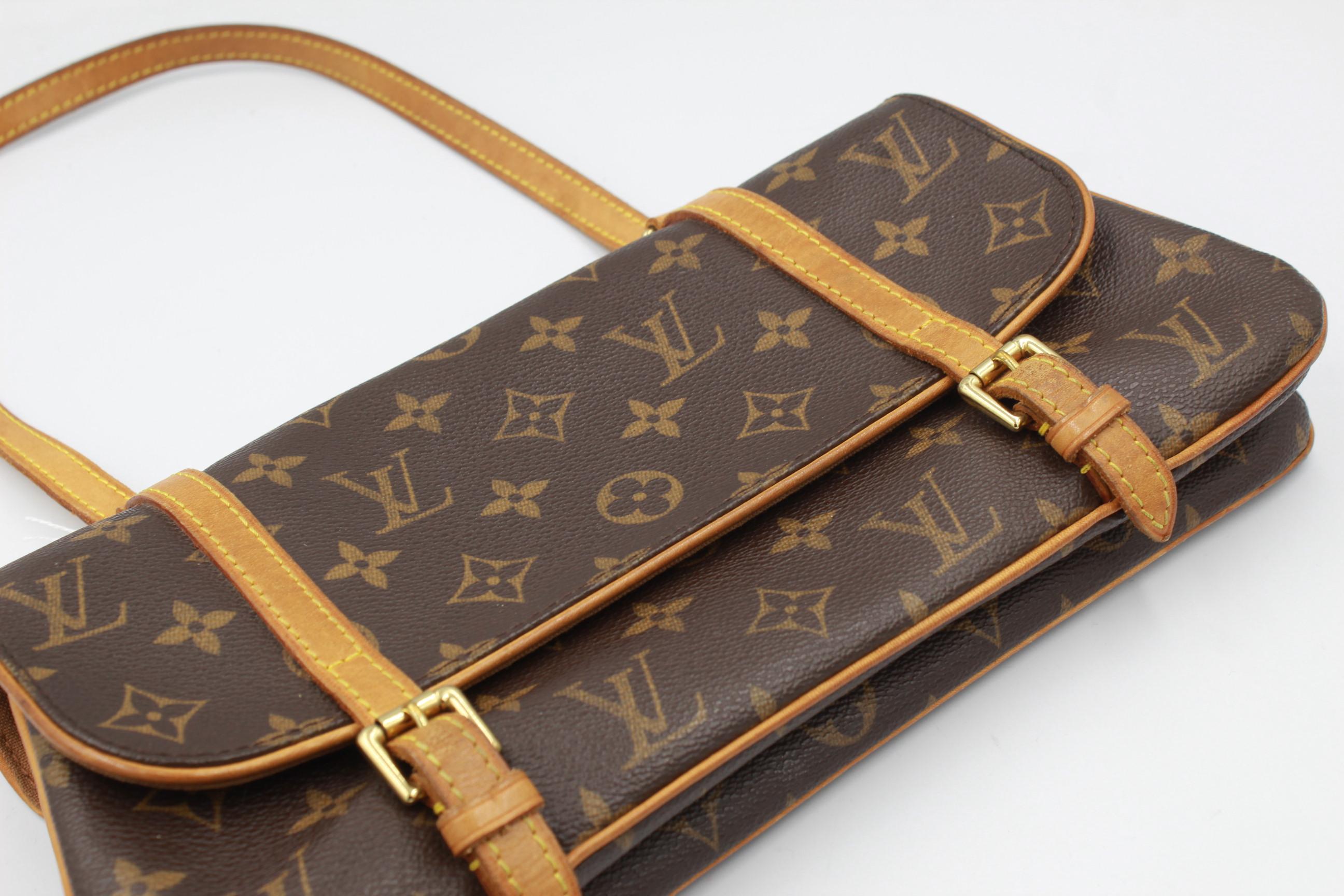 Louis Vuitton Marelle handbag in monogram canvas In Good Condition In Paris, FR