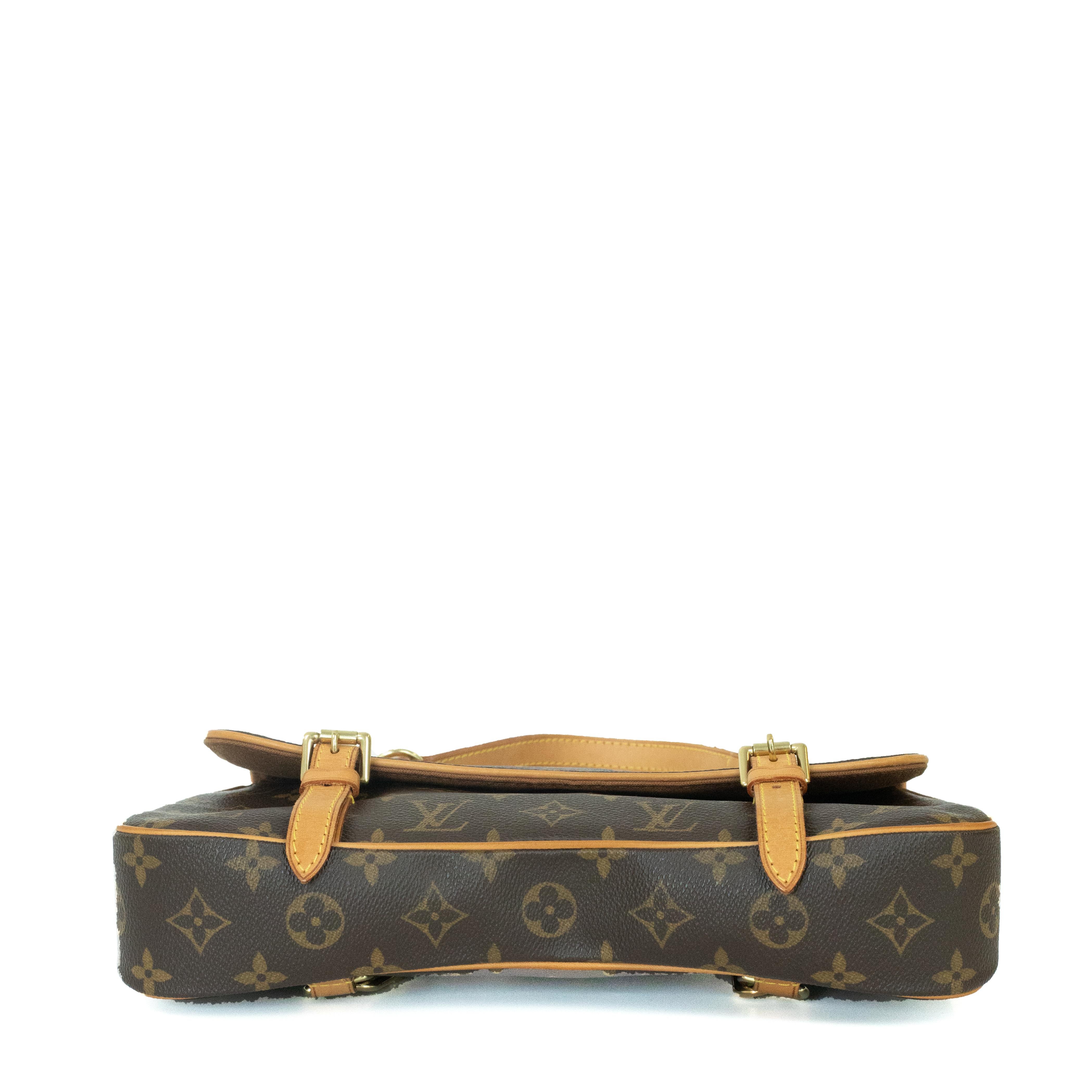 Black Louis Vuitton, Marelle in brown canvas