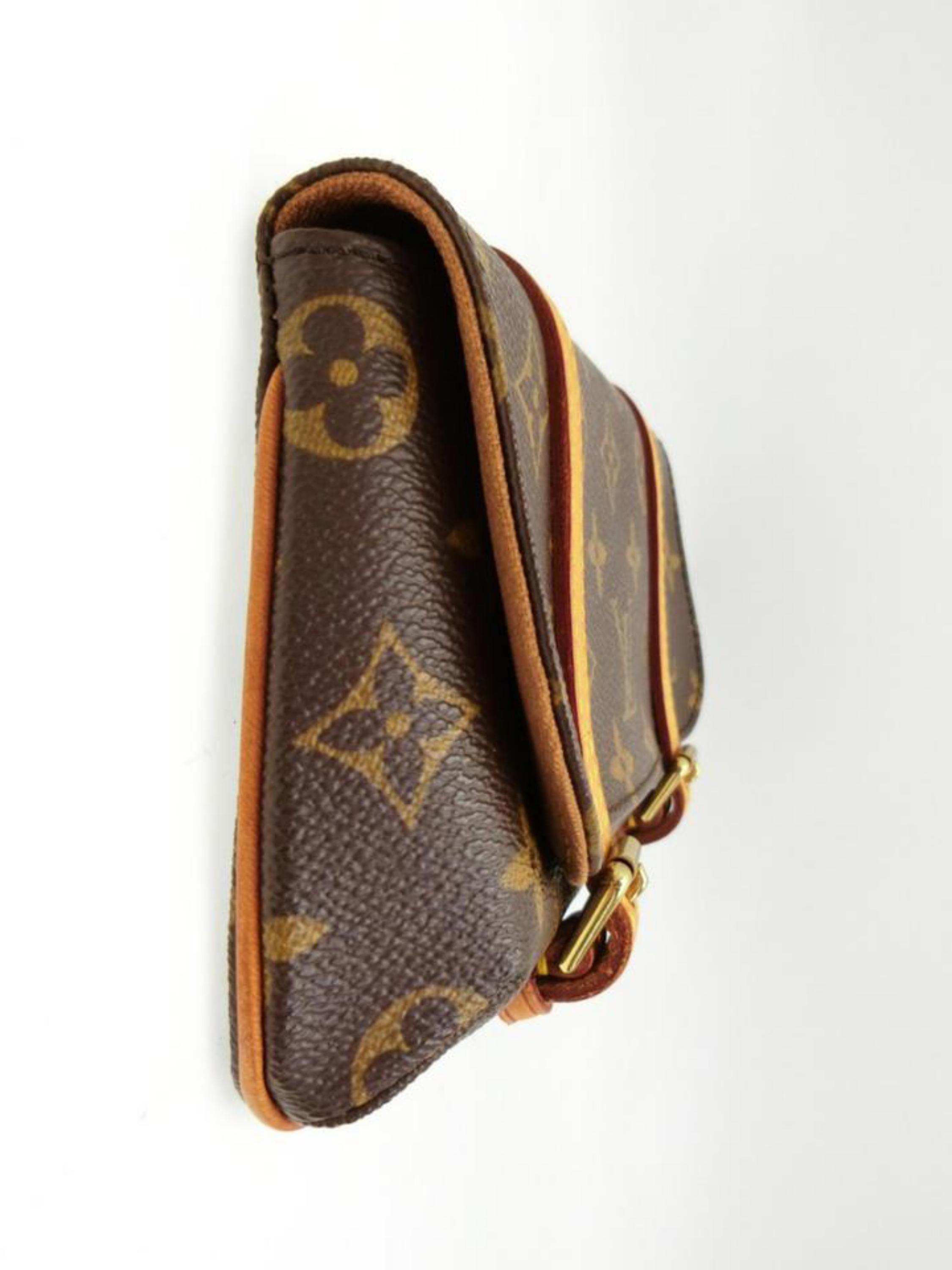 Women's Louis Vuitton Marelle Monogram Bum Waist Pouch Fanny Pack 232566 Cross Body Bag