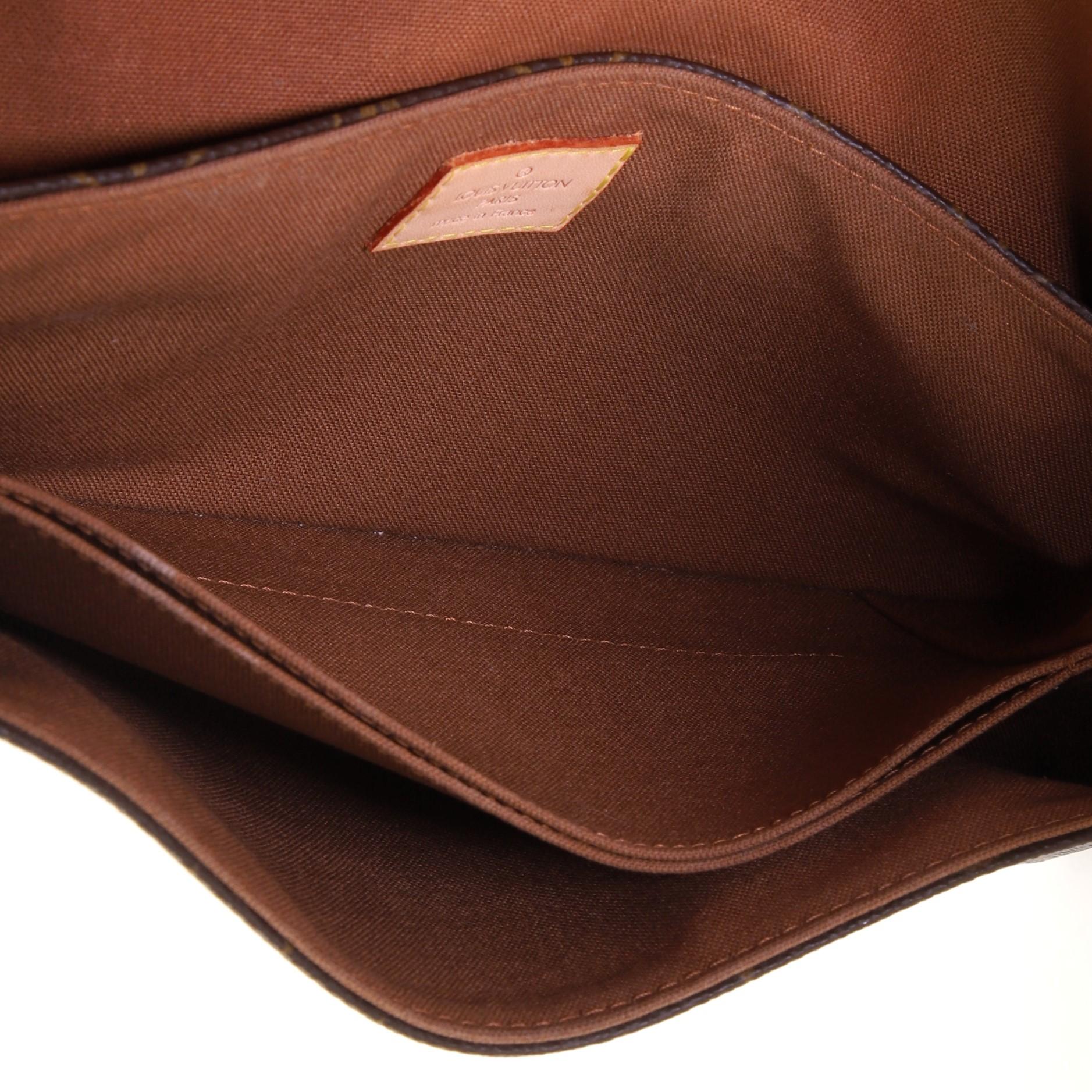 Brown Louis Vuitton Marelle Shoulder Bag Monogram Canvas
