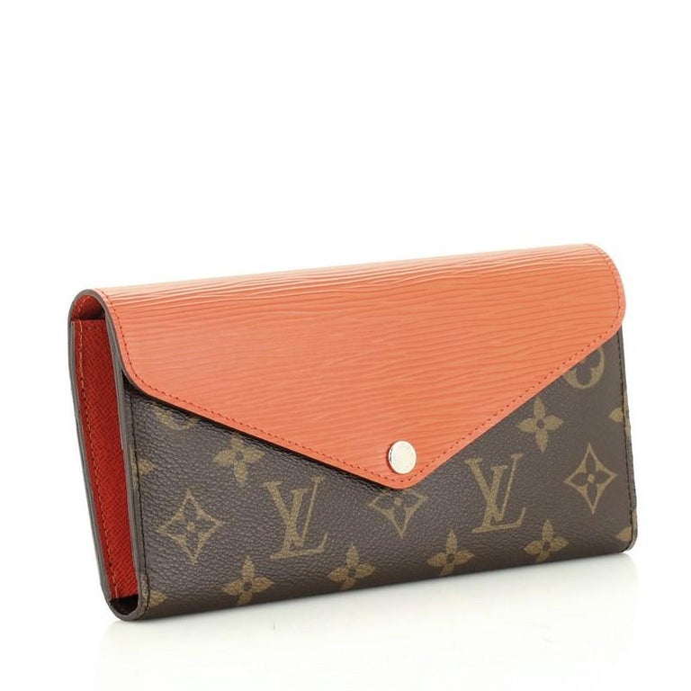 Louis Vuitton Marie-Lou Wallet Monogram Canvas And Epi Leather Long at  1stDibs
