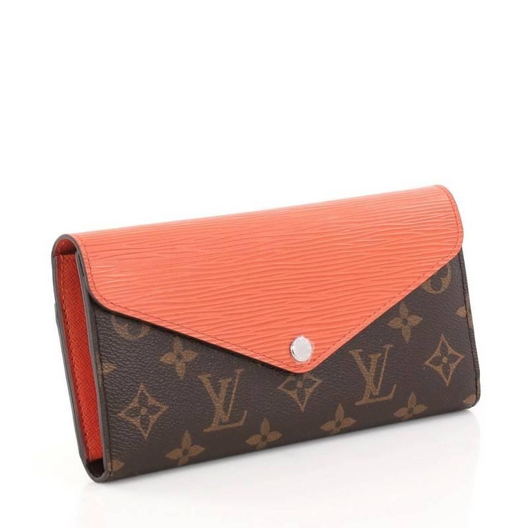 Louis Vuitton Marie-Lou Wallet Monogram Canvas and Epi Leather Long at 1stdibs