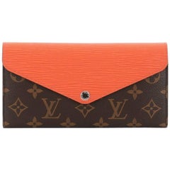 Louis Vuitton Marie-Lou Wallet Monogram Canvas and Epi Leather Long