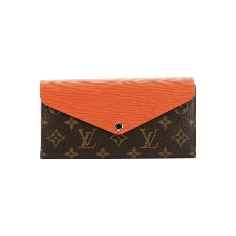 Louis Vuitton Marie-Lou Wallet Monogram Canvas And Epi Leather Long  For Sale