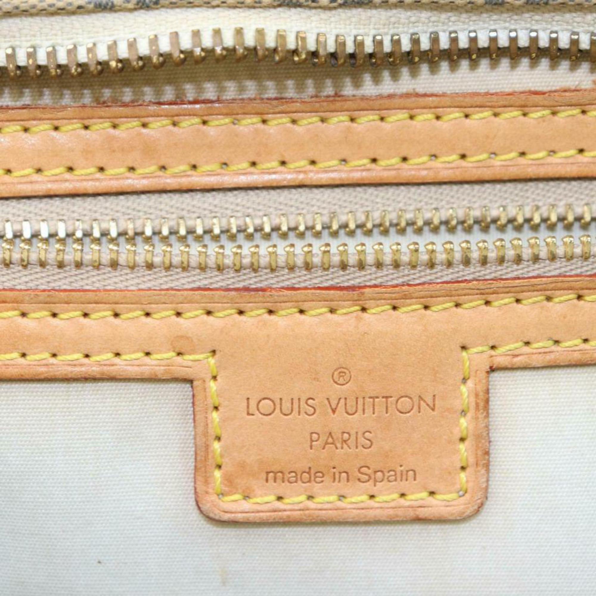 Louis Vuitton Marie Monogam Mini Lin 870441 Blue Canvas Satchel For Sale 5