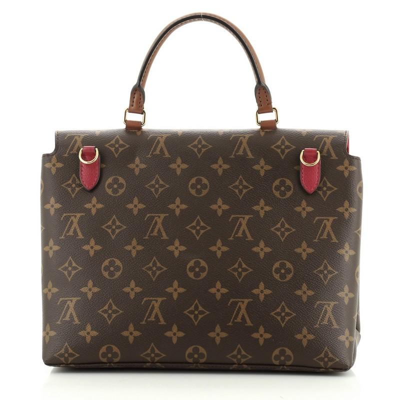 Black Louis Vuitton Marignan Handbag Monogram Canvas With Leather