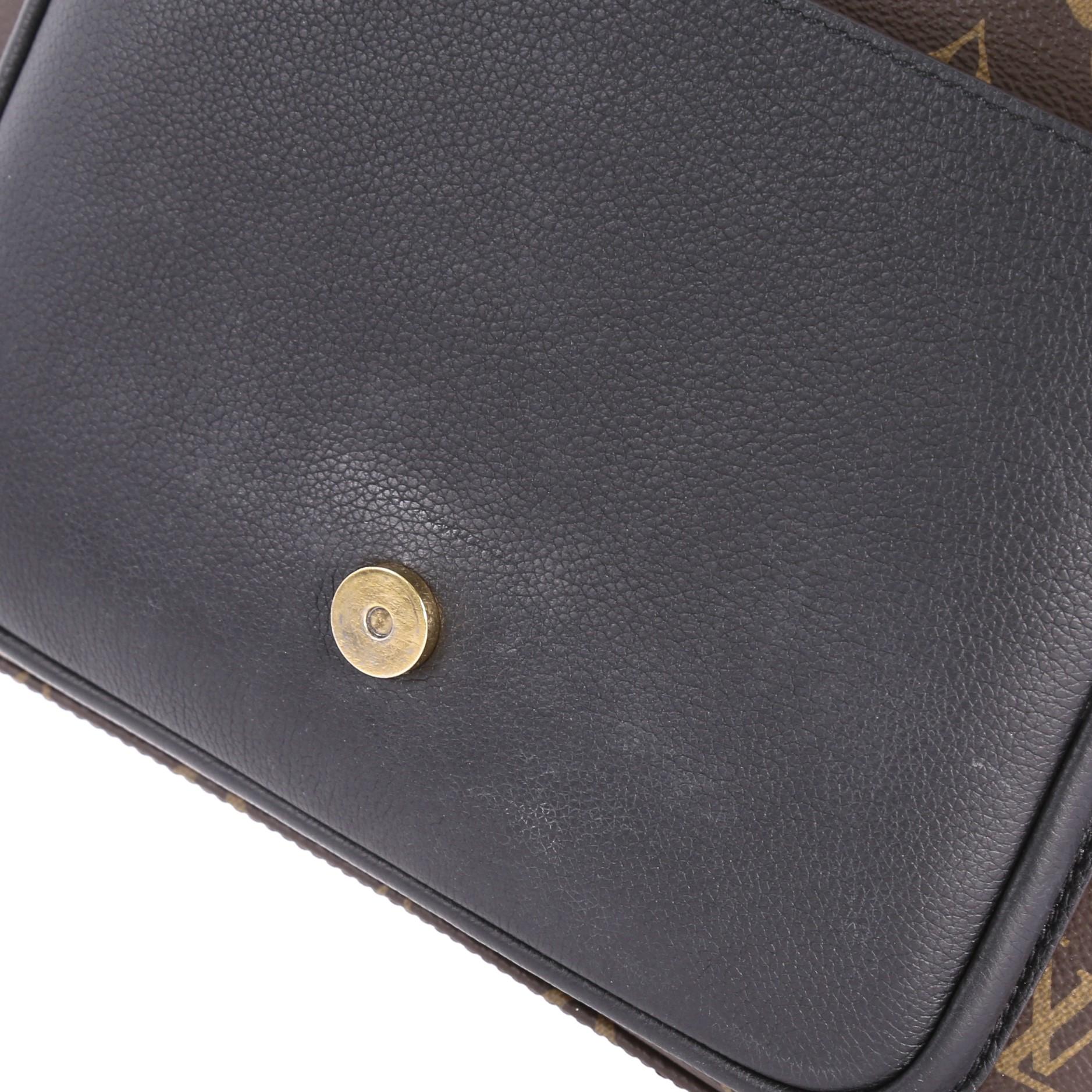 Louis Vuitton Marignan Handbag Monogram Canvas with Leather 2