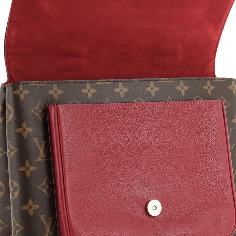 Louis Vuitton Marignan Handbag Monogram Canvas With Leather 2