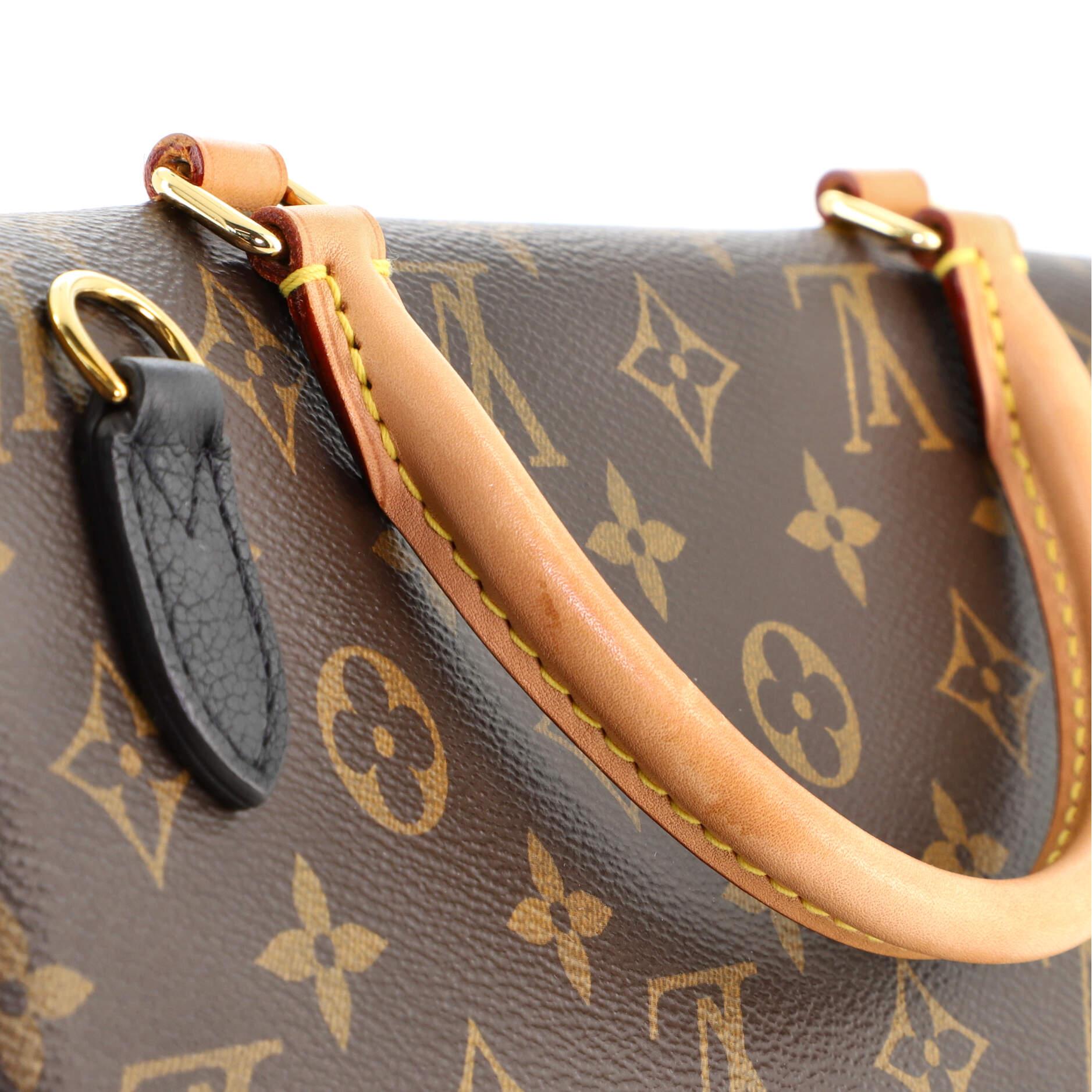 Louis Vuitton Marignan Handbag Monogram Canvas with Leather In Good Condition In NY, NY