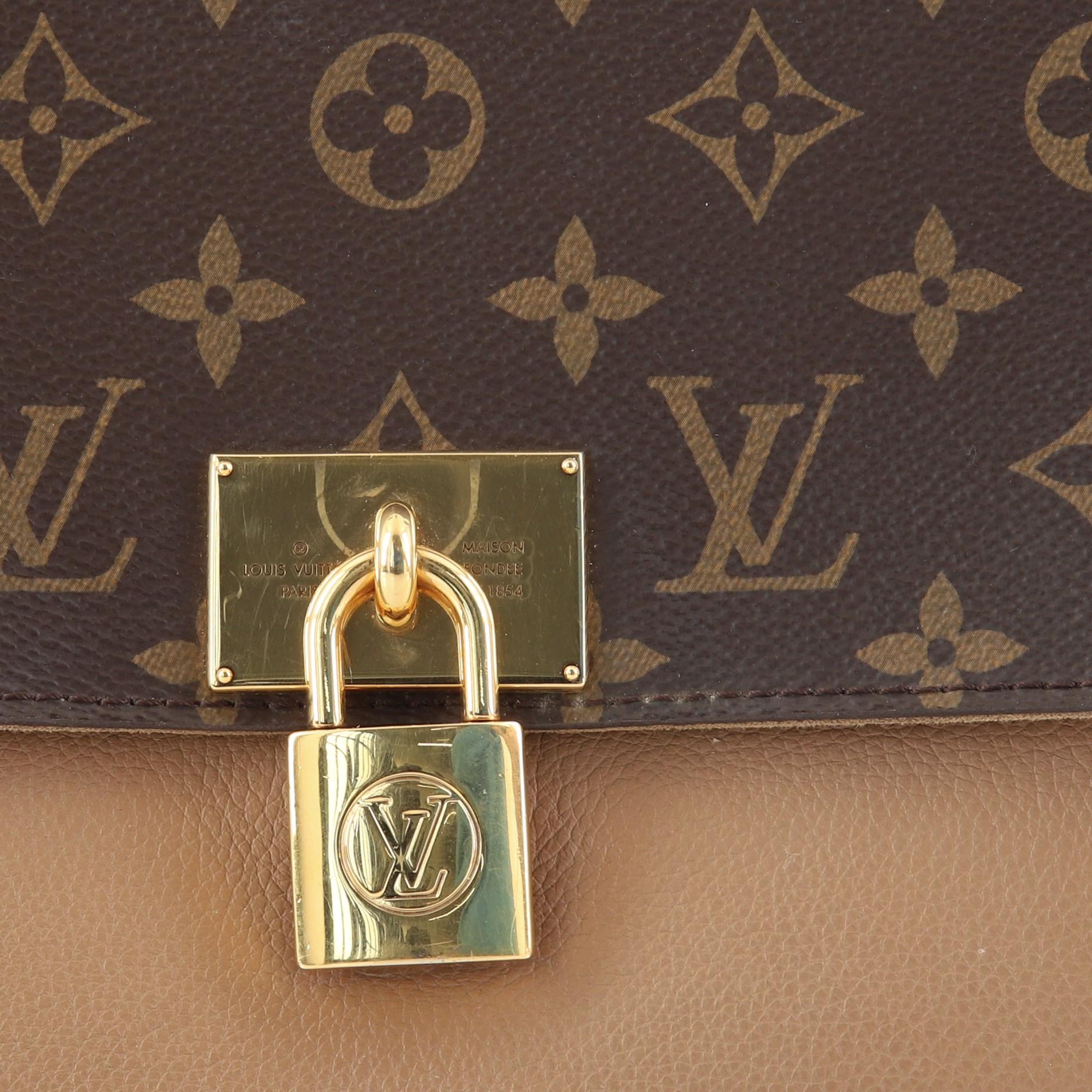 Louis Vuitton Marignan Handbag Monogram Canvas with Leather 1