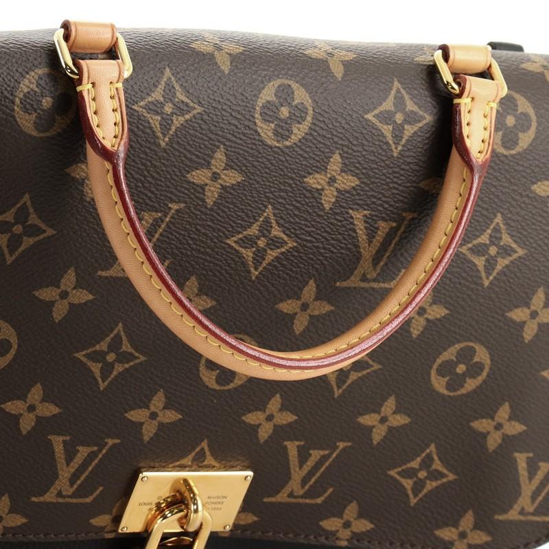 Louis Vuitton Marignan Handbag Monogram Canvas with Leather 3