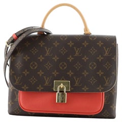 Louis Vuitton Marignan Handbag Monogram Canvas with Leather