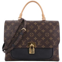 Louis Vuitton Marignan Handbag Monogram Canvas with Leather