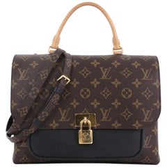 Louis Vuitton Marignan Handbag Monogram Canvas with Leather