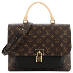 Louis Vuitton Marignan Handbag Monogram Canvas with Leather