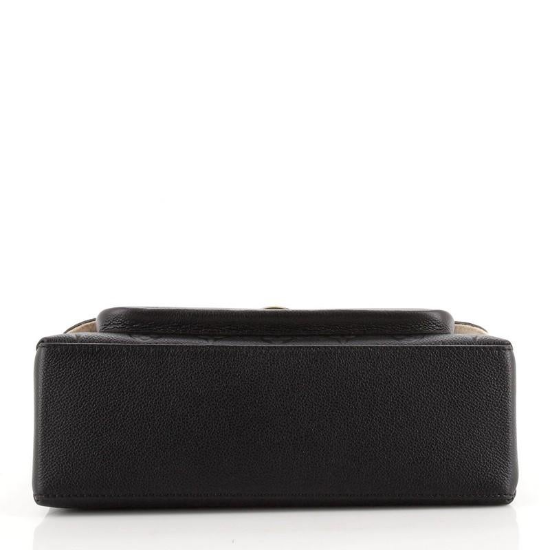 Black Louis Vuitton Marignan Handbag Monogram Empreinte Leather