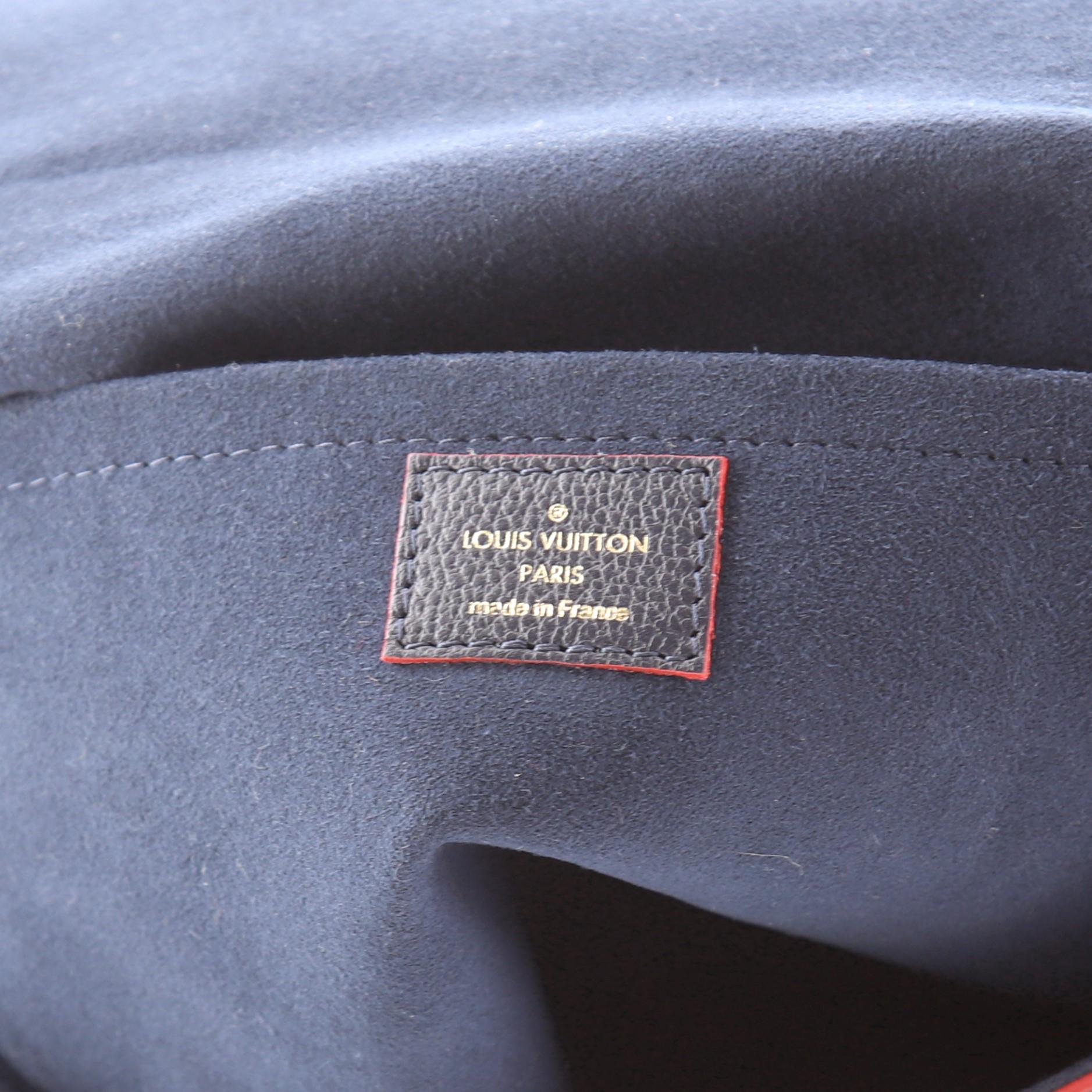 Louis Vuitton Marignan Handbag Monogram Empreinte Leather In Good Condition In NY, NY