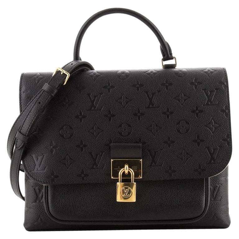 Louis Vuitton Marignan Handbag Monogram Empreinte Leather