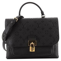 Louis Vuitton Marignan Handbag Monogram Empreinte Leather