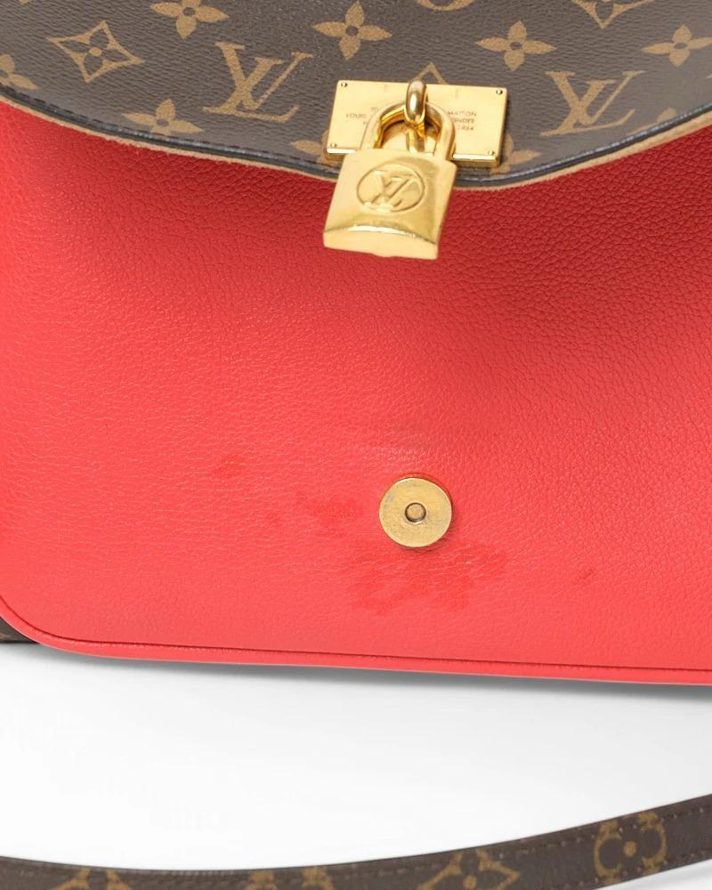Louis Vuitton Marignan MM Monogram Rossa in vendita 8