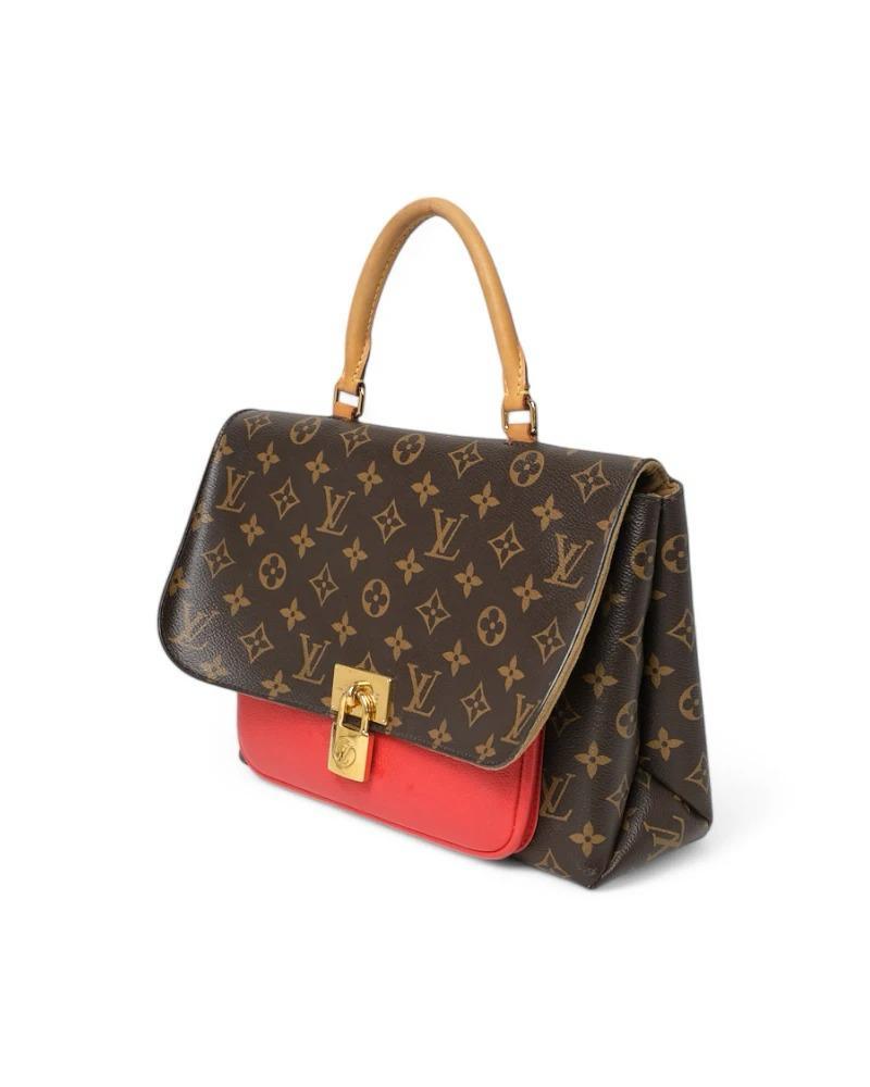 Louis Vuitton Marignan MM Monogram Rossa In condizioni buone in vendita a Torre Del Greco, IT