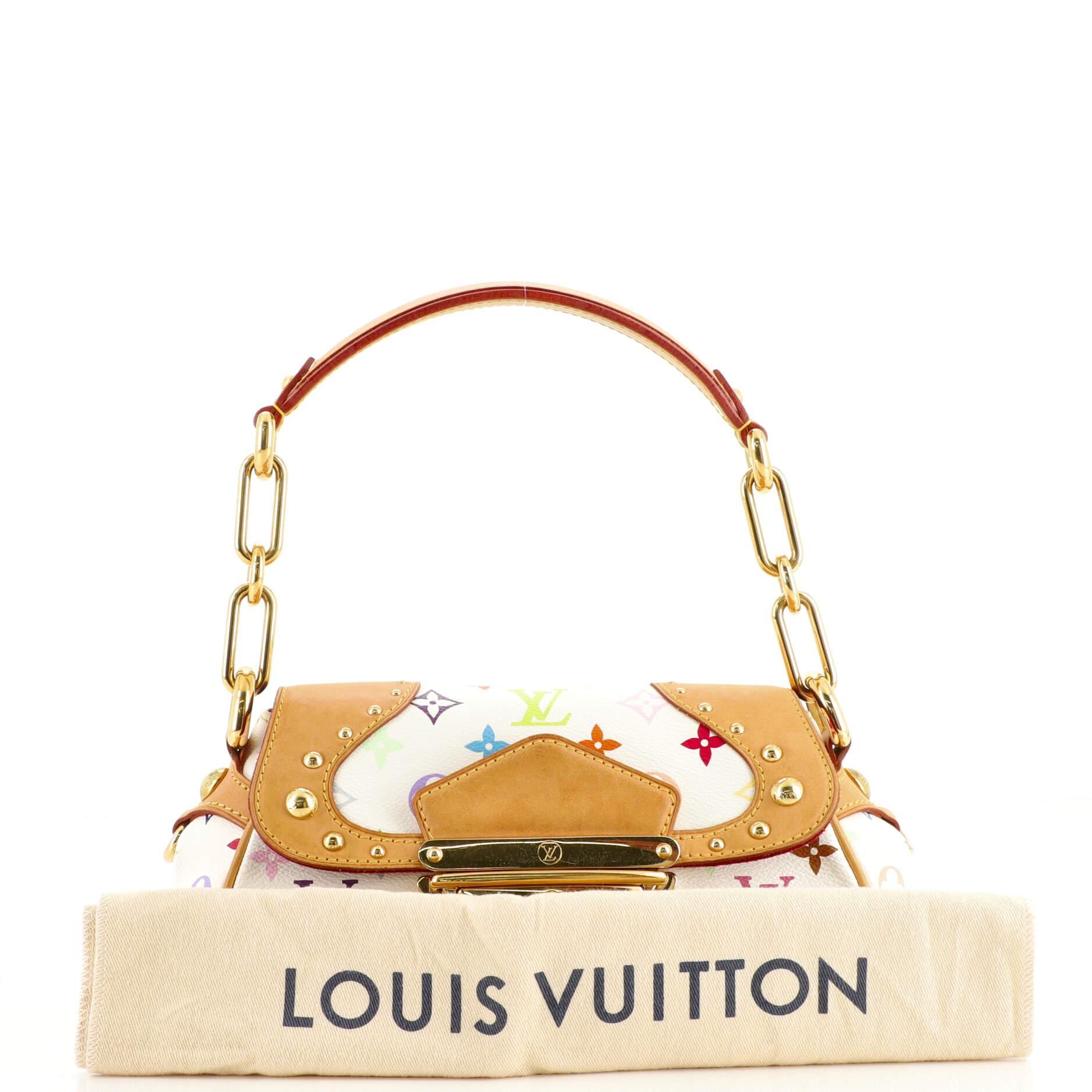 Vintage Louis Vuitton Y2K Marilyn Bag Monogram Colorful White 