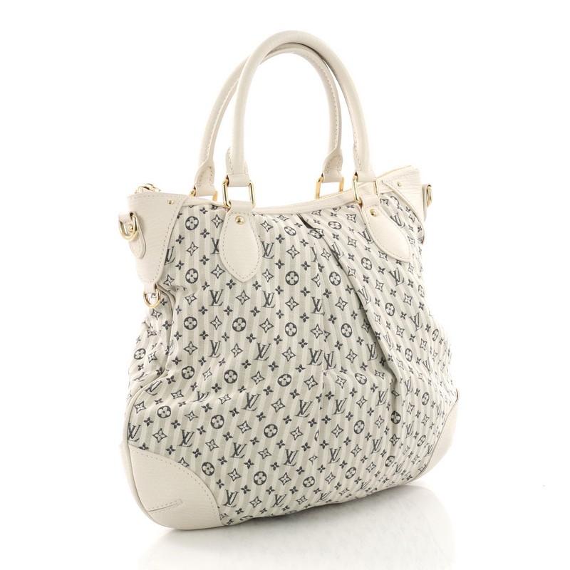 Beige Louis Vuitton Marina Handbag Mini Lin Croisette PM