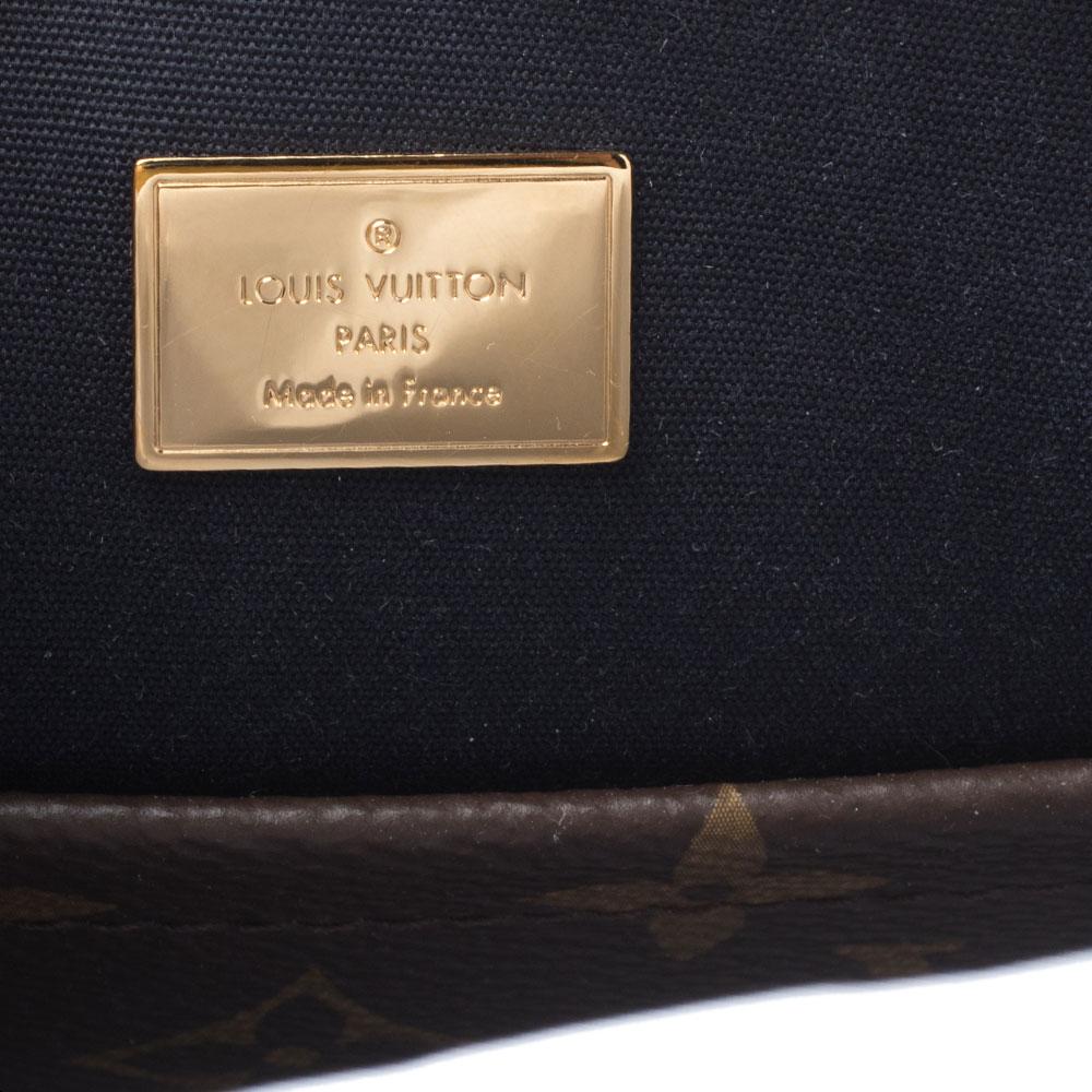 Louis Vuitton Marine Blue Patent Leather and Monogram Canvas Alma BB Bag 2