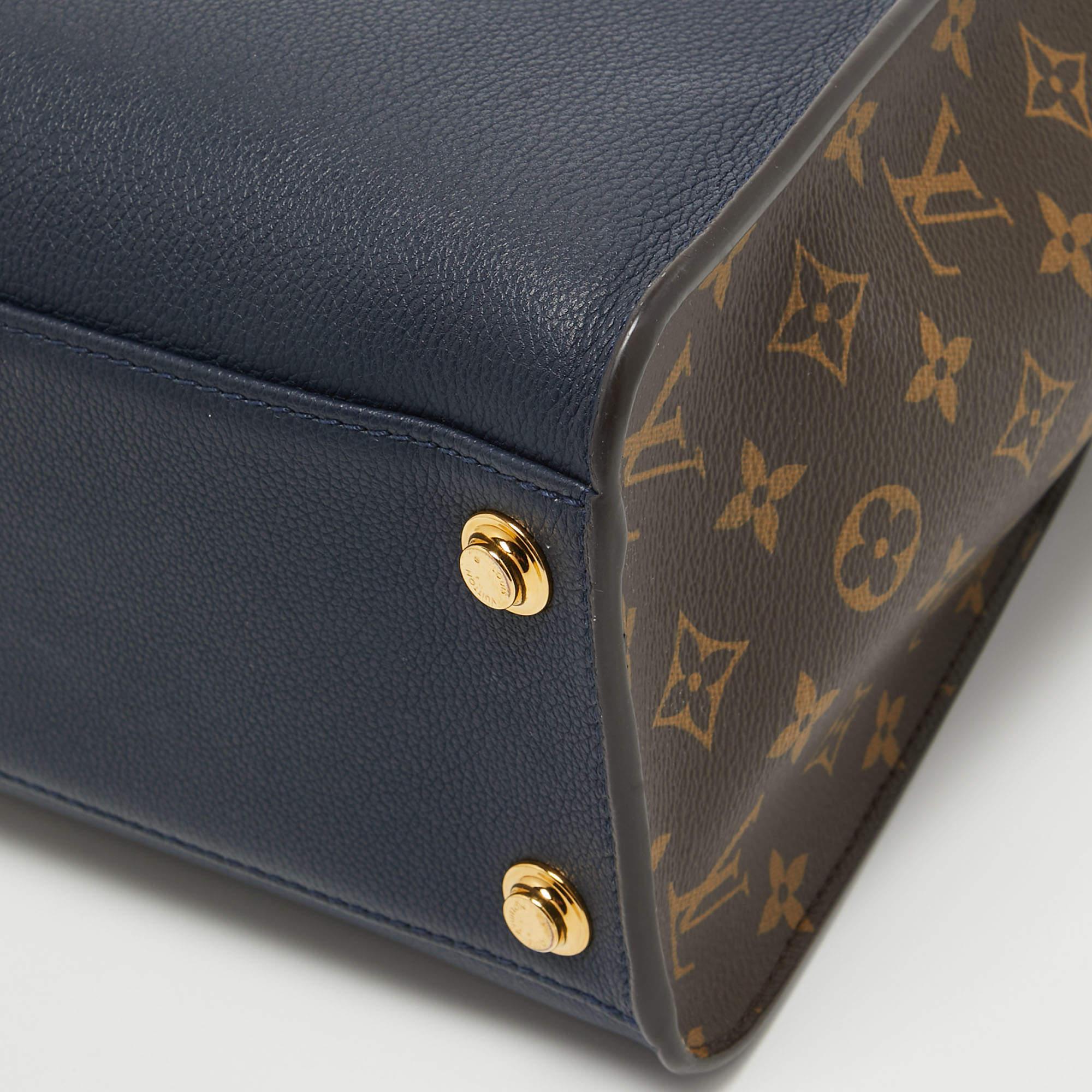 Louis Vuitton Marine Monogram Canvas and Leather On My Side Bag For Sale 1