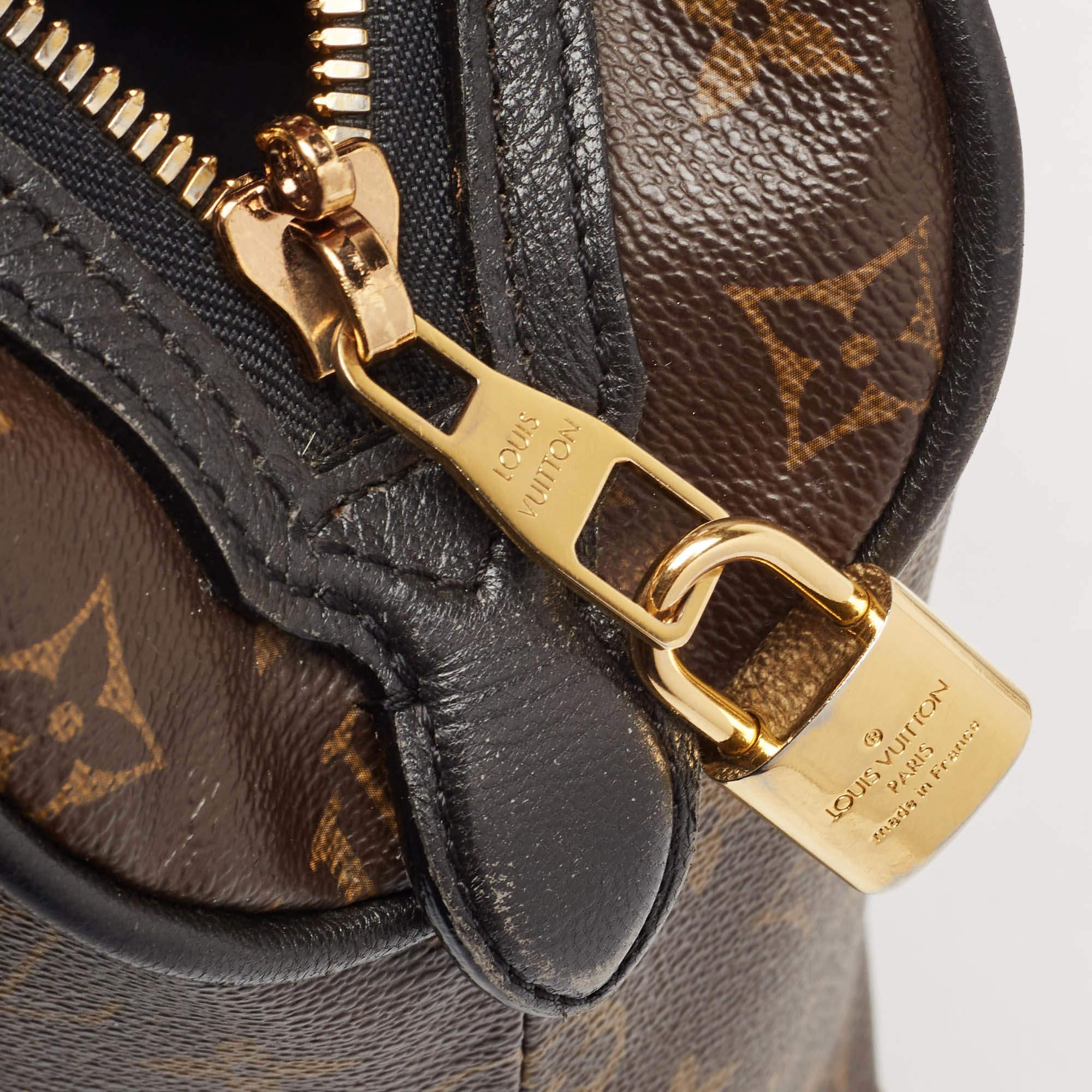 Louis Vuitton Marine Monogram Canvas & Leder Limited Edition Blocks Tasche mit Reißverschluss im Angebot 2