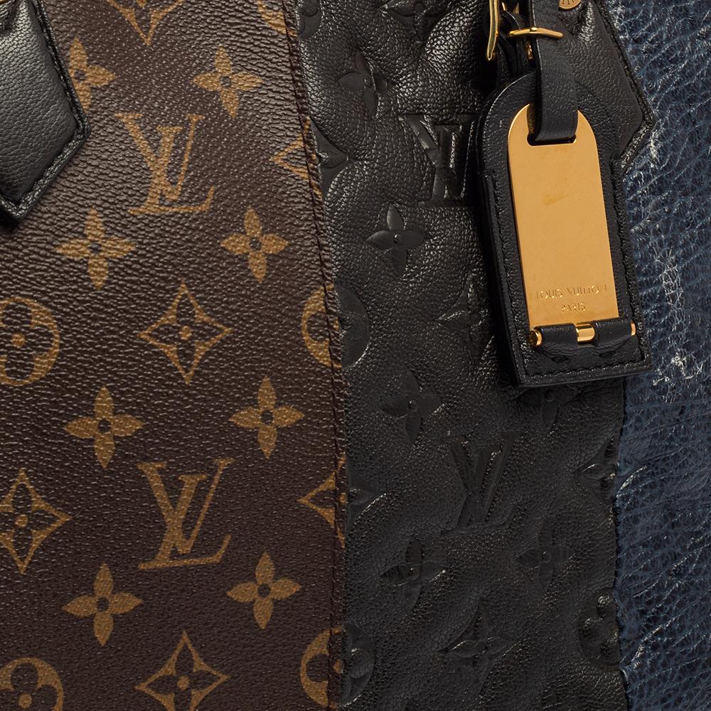 Louis Vuitton Marine Monogram Canvas Limited Edition Blocks Zipped Bag 4