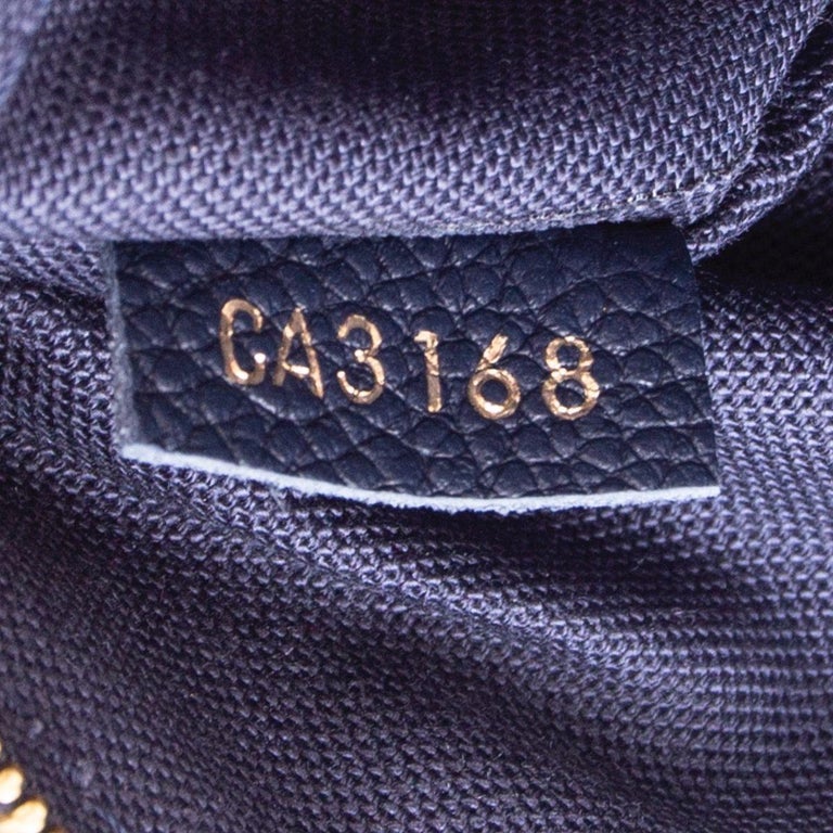 Louis Vuitton Pallas Clutch Navy Marine Blue Crossbody – AE Deluxe