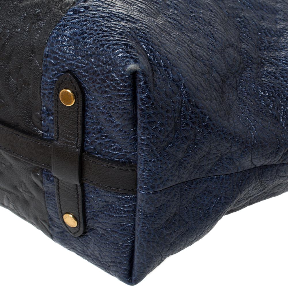Louis Vuitton Marine Monogram Canvas&Leather Limited Edition Blocks Zipped Bag 5