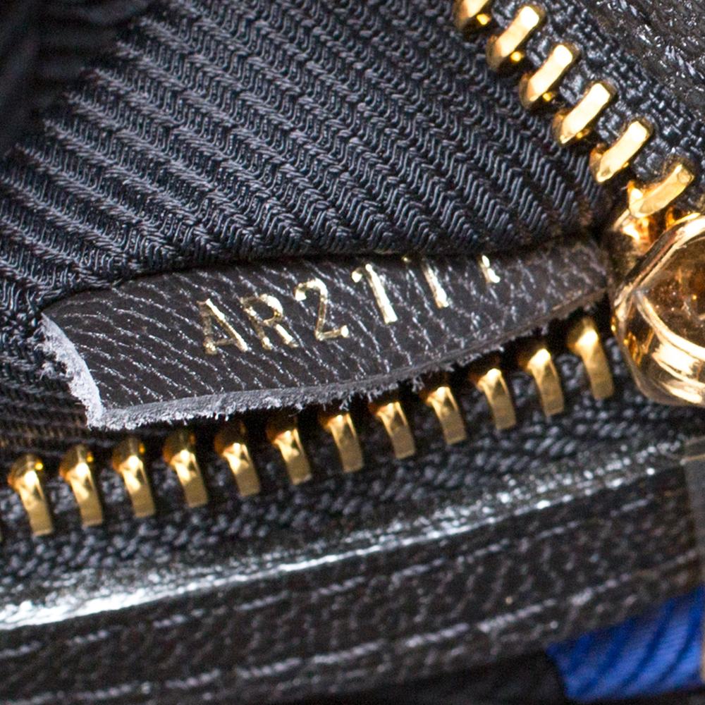 Louis Vuitton Marine Monogram Canvas&Leather Limited Edition Blocks Zipped Bag 2