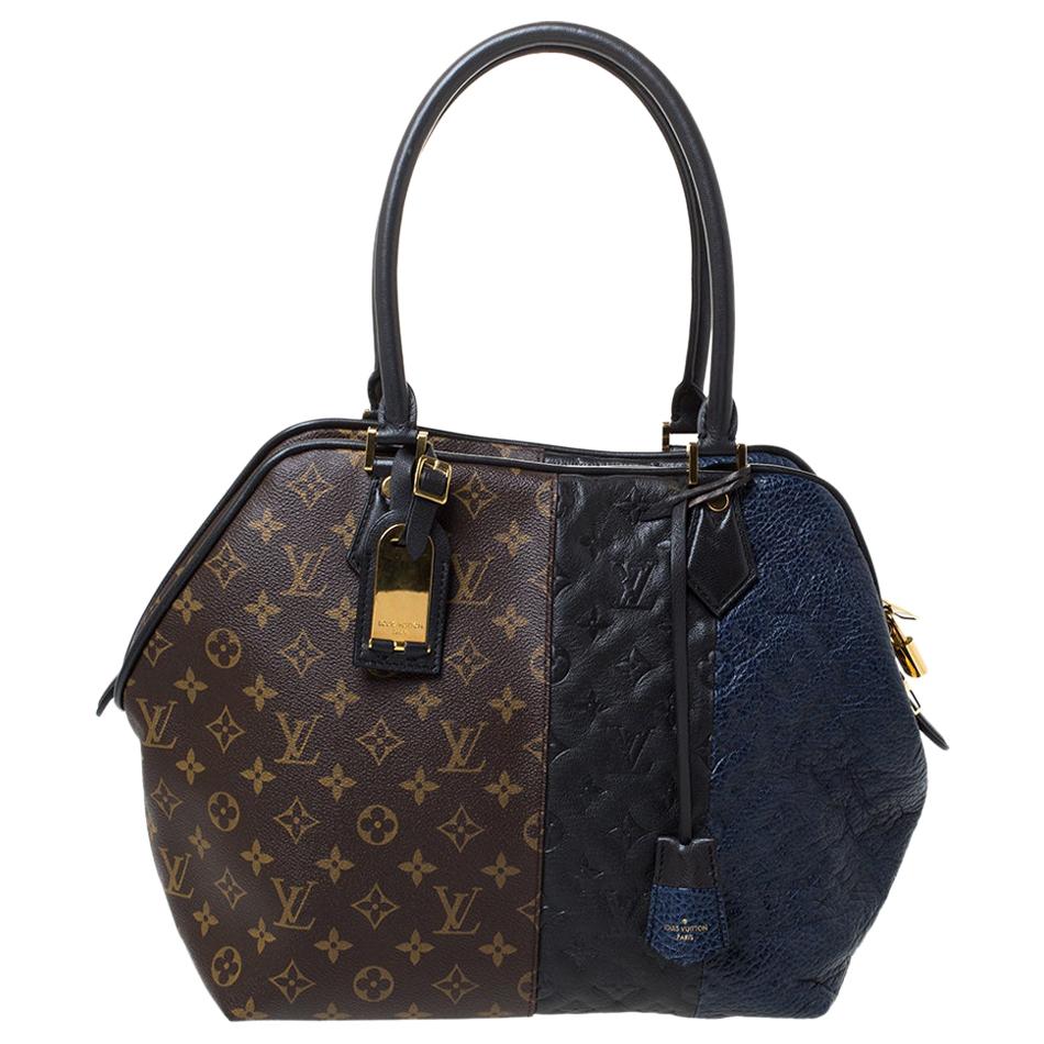 Louis Vuitton Marine Monogram Canvas&Leather Limited Edition Blocks Zipped Bag