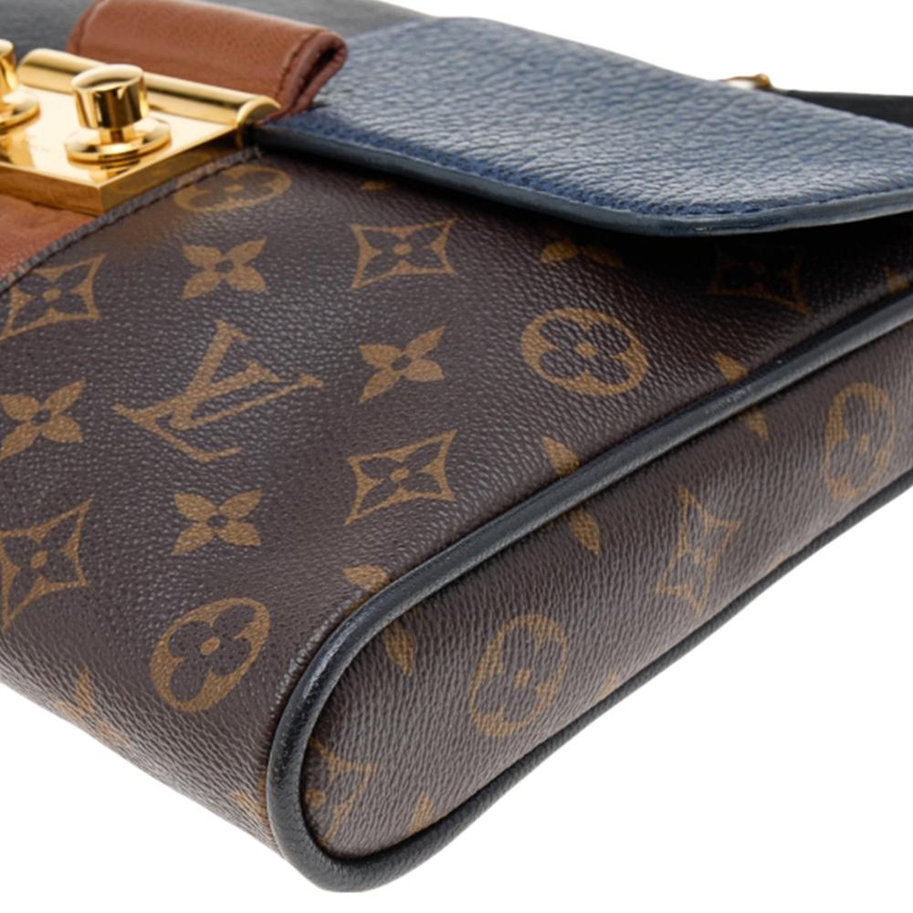 Women's Louis Vuitton Marine Monogram Leather Limited Edition Blocks Plate Bag