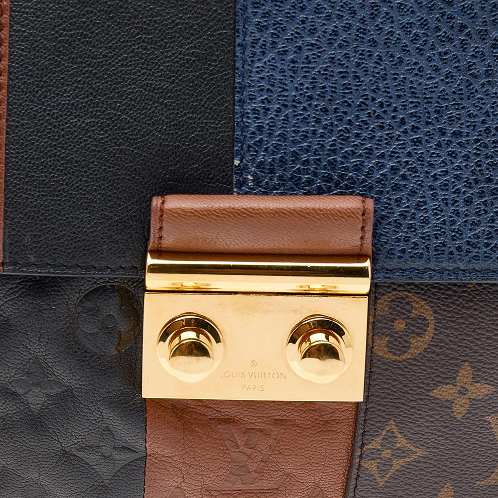 Louis Vuitton Marine Monogram Leather Limited Edition Blocks Plate Bag 1