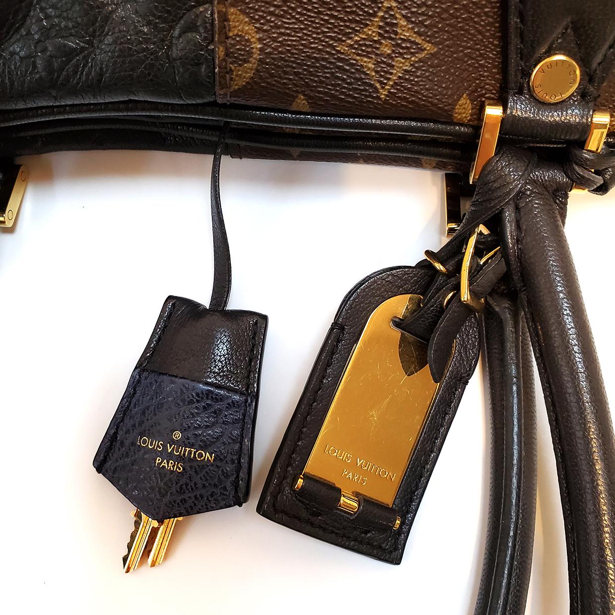 Louis Vuitton Marine Multicolor Monogram Blocks Tote Handbag In Good Condition In Columbia, MO