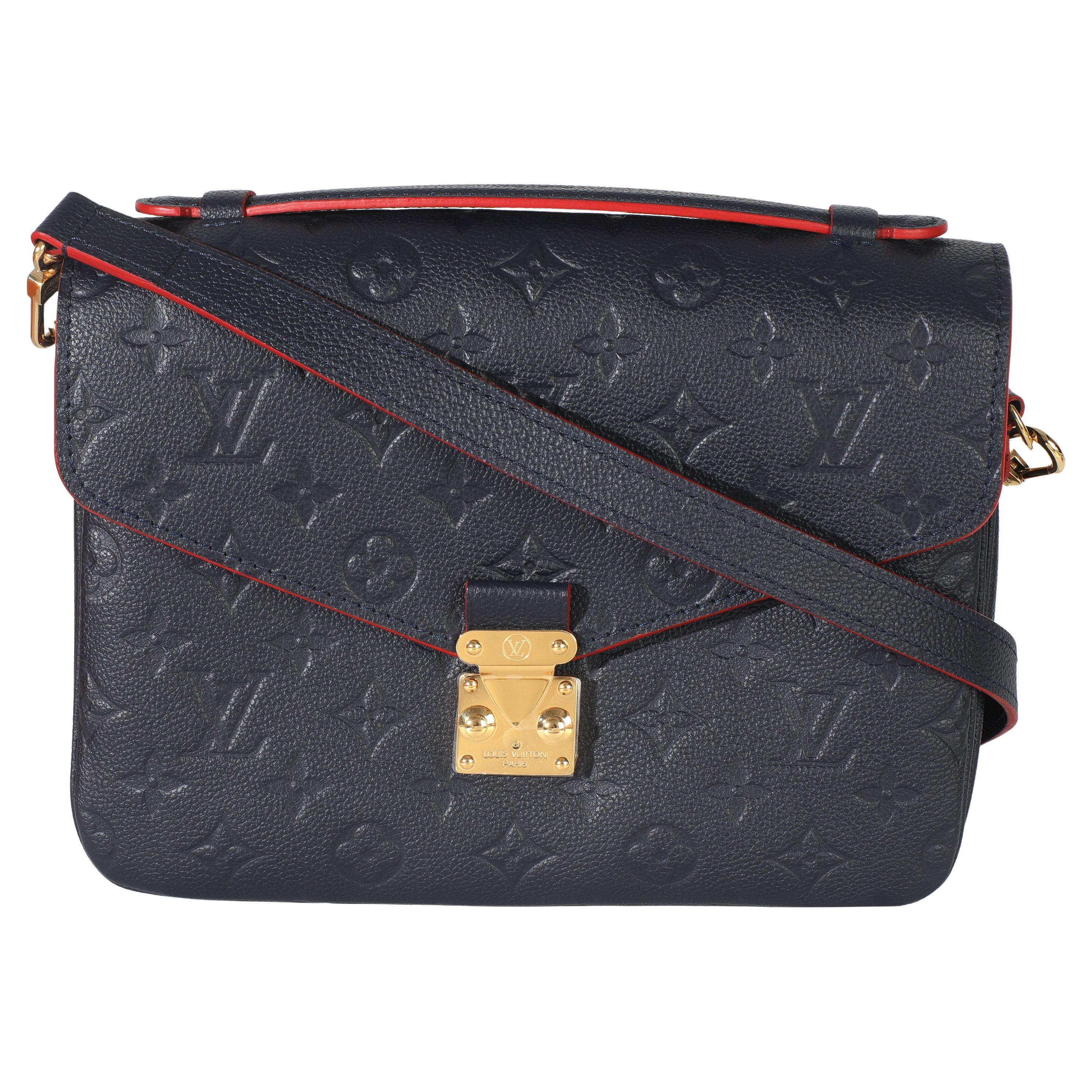 Louis Vuitton Marin Rouge Empreinte Pochette Metis