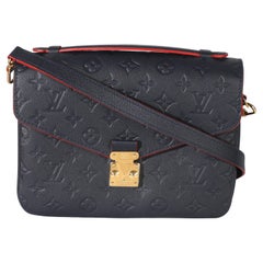 Louis Vuitton Marine Rouge Empreinte Pochette Metis