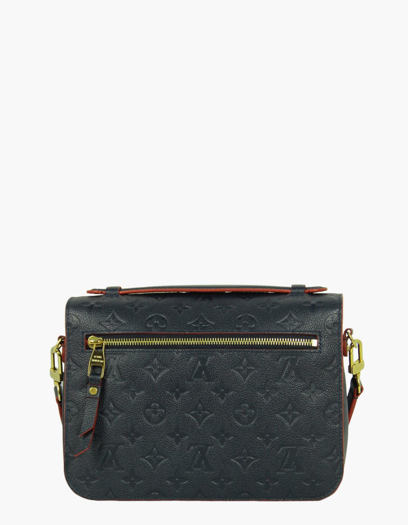 Black Louis Vuitton Marine/ Rouge Empreinte Pochette Metis Messenger Bag For Sale