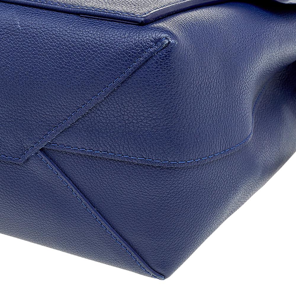 Purple Louis Vuitton Marine/Rouge Leather Lockme PM Bag