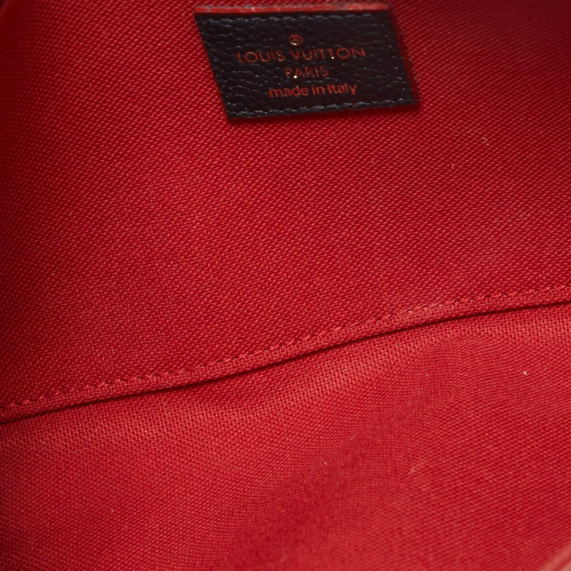 Louis Vuitton Marine/Rouge Monogram Empreinte Leather Felicie Pochette Bag 7
