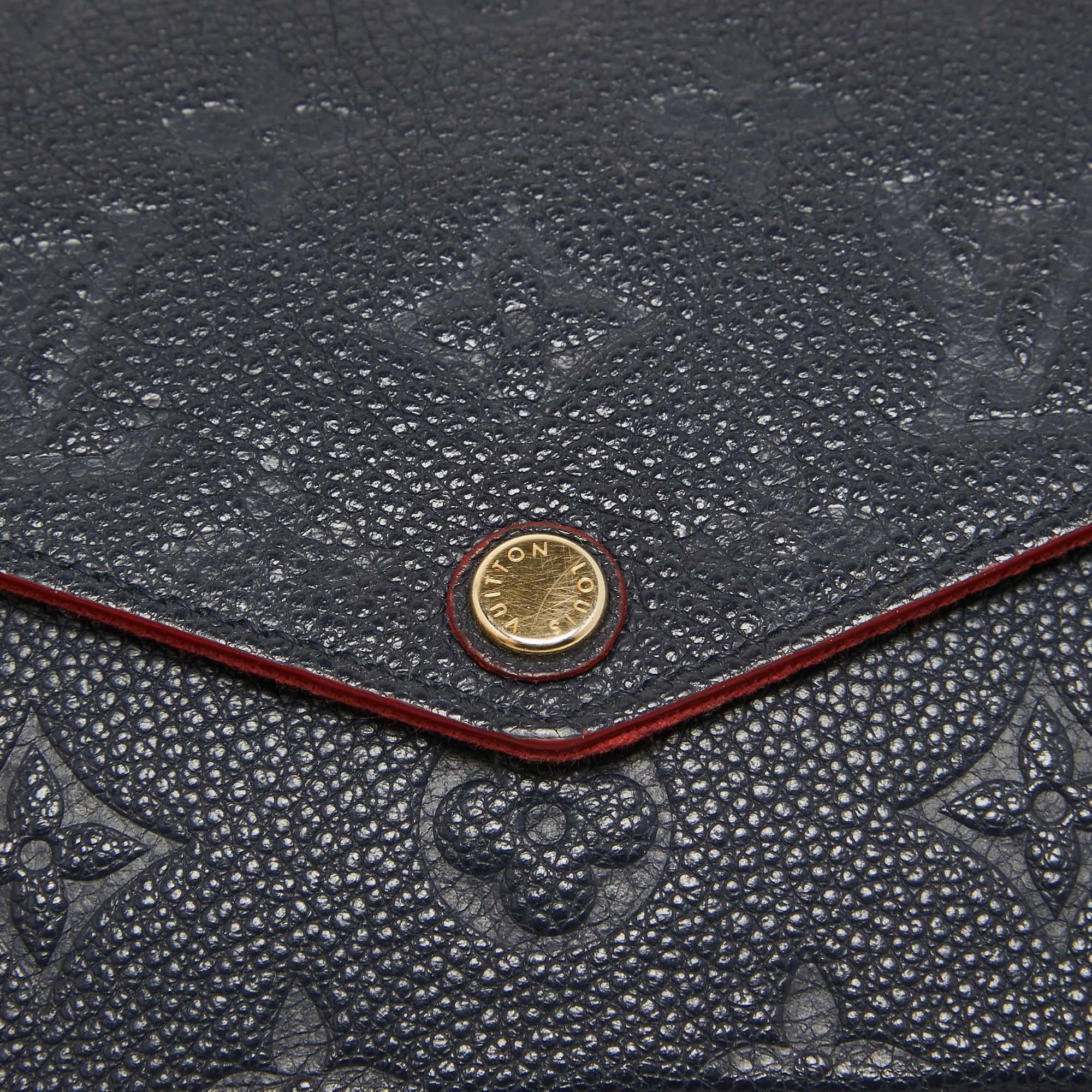 Louis Vuitton Marine/Rouge Monogram Empreinte Leather Felicie Pochette Bag 3